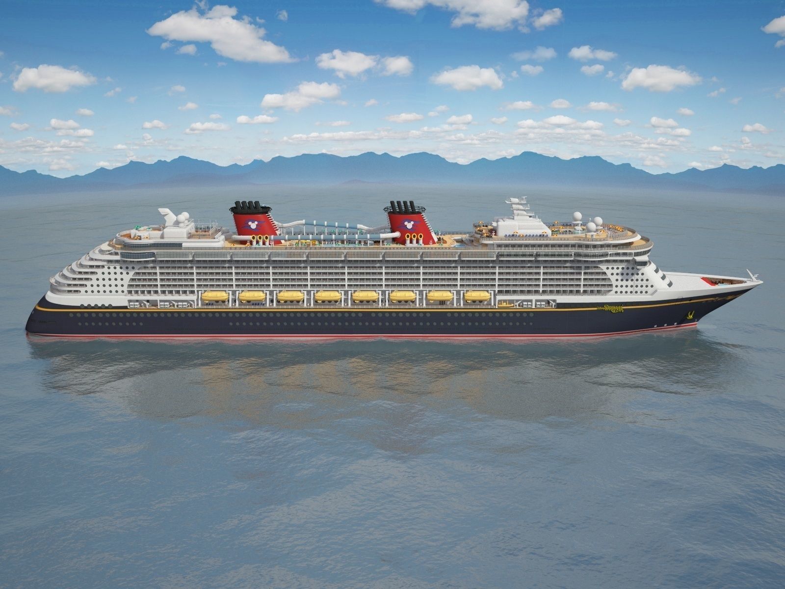 Disney Dream Cruise Ship 3D model_8