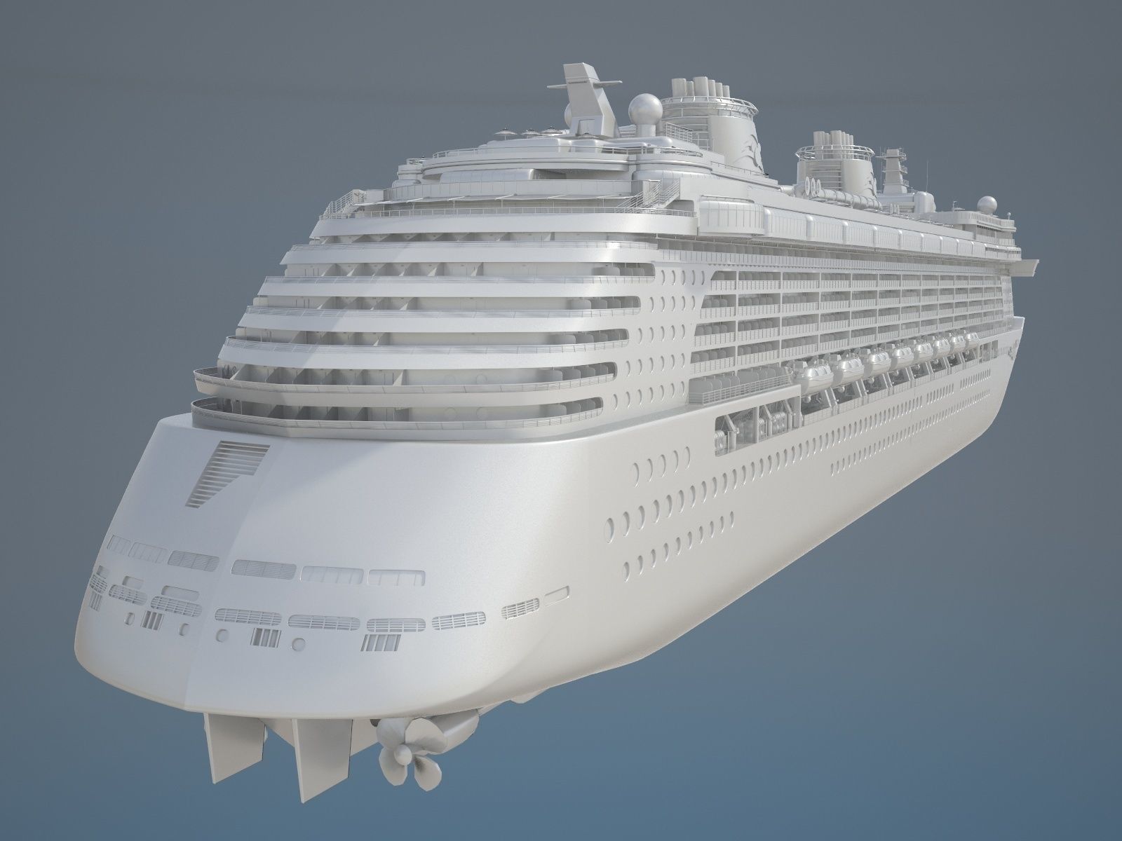 Disney Dream Cruise Ship 3D model_20
