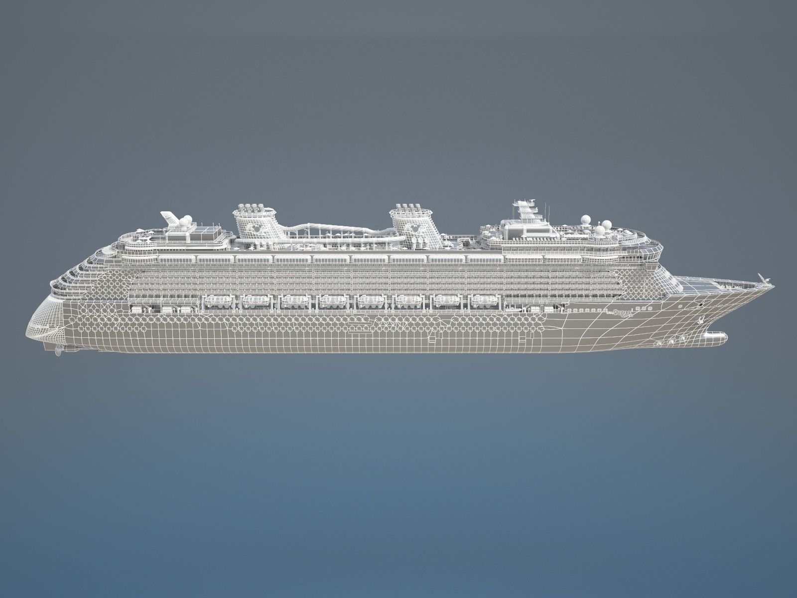 Disney Dream Cruise Ship 3D model_24
