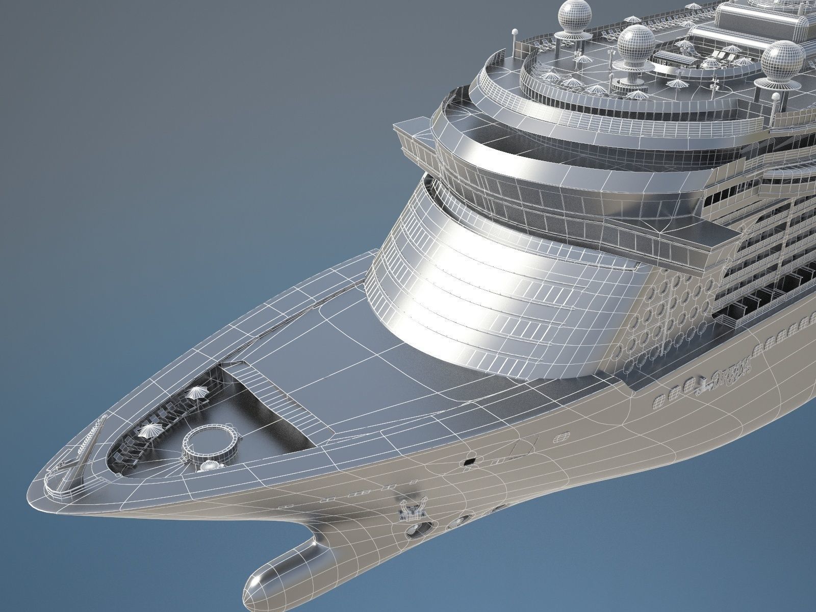 Disney Dream Cruise Ship 3D model_23
