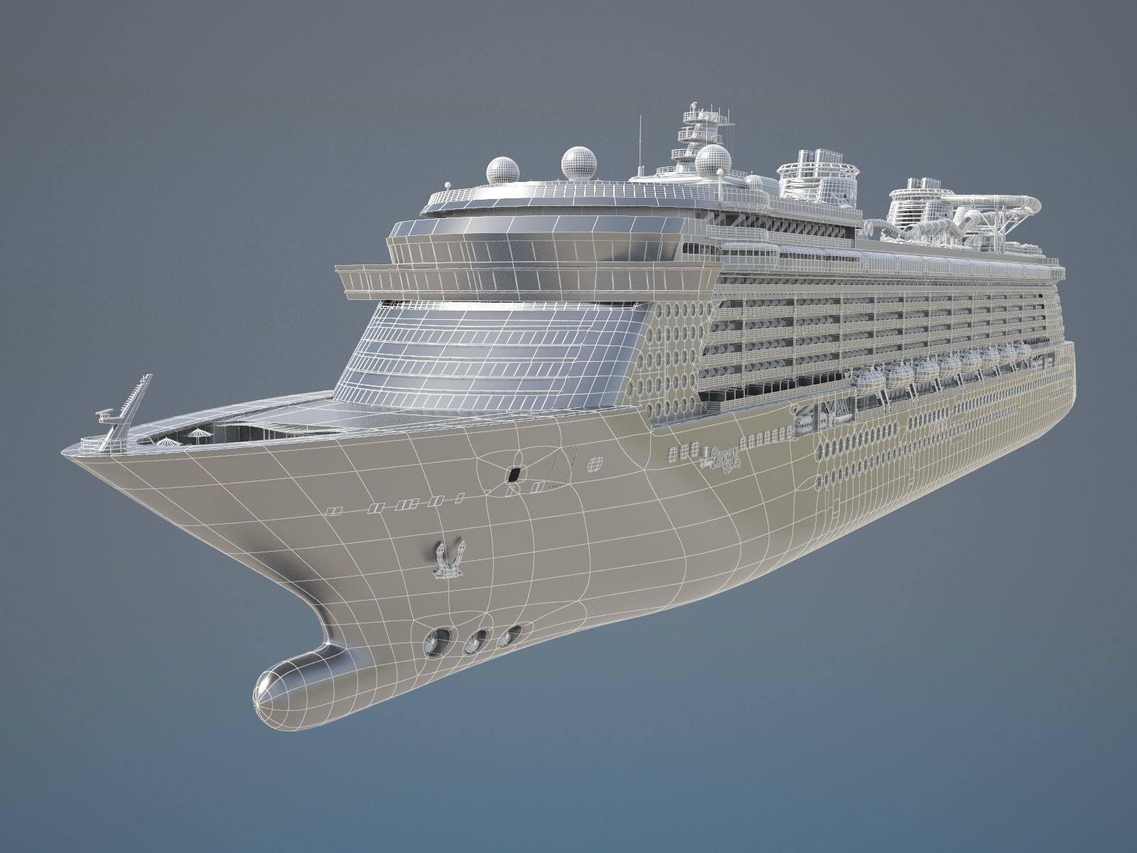 Disney Dream Cruise Ship 3D model_21