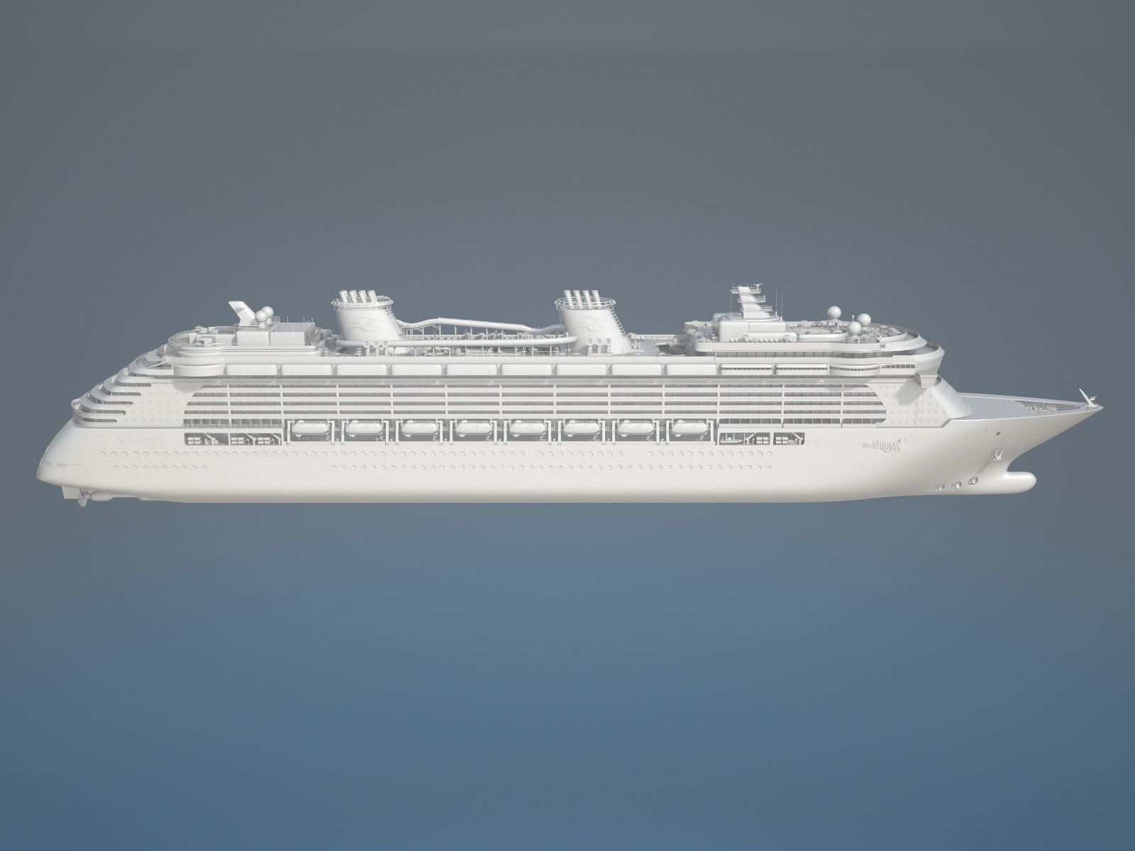 Disney Dream Cruise Ship 3D model_22