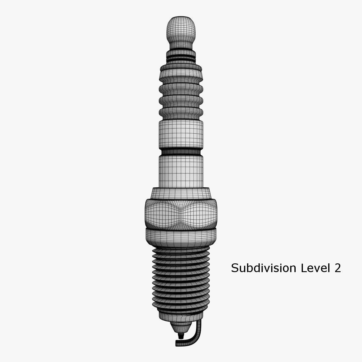 Spark Plug 3D model_5