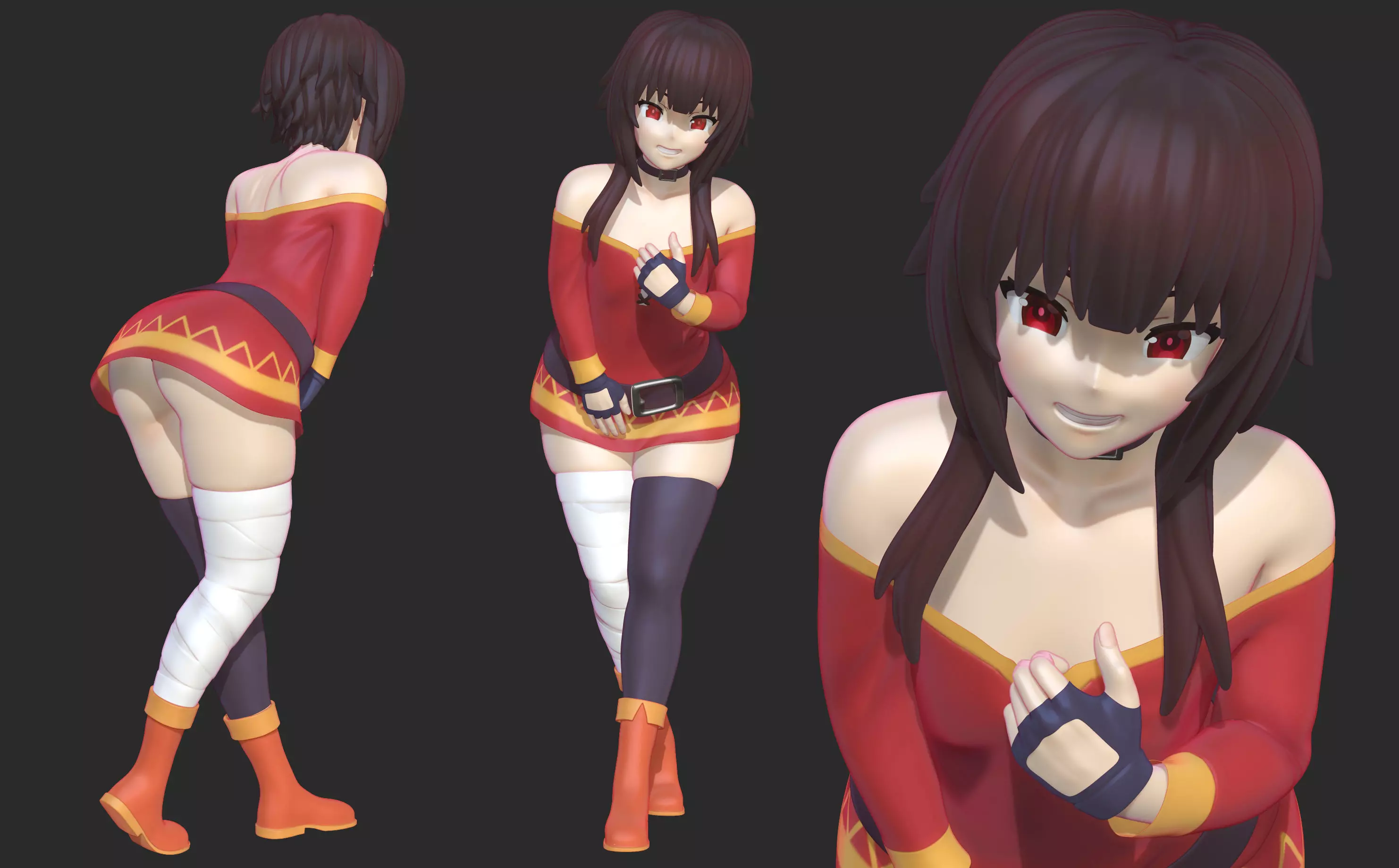 Megmin 3D print figure 3D print model