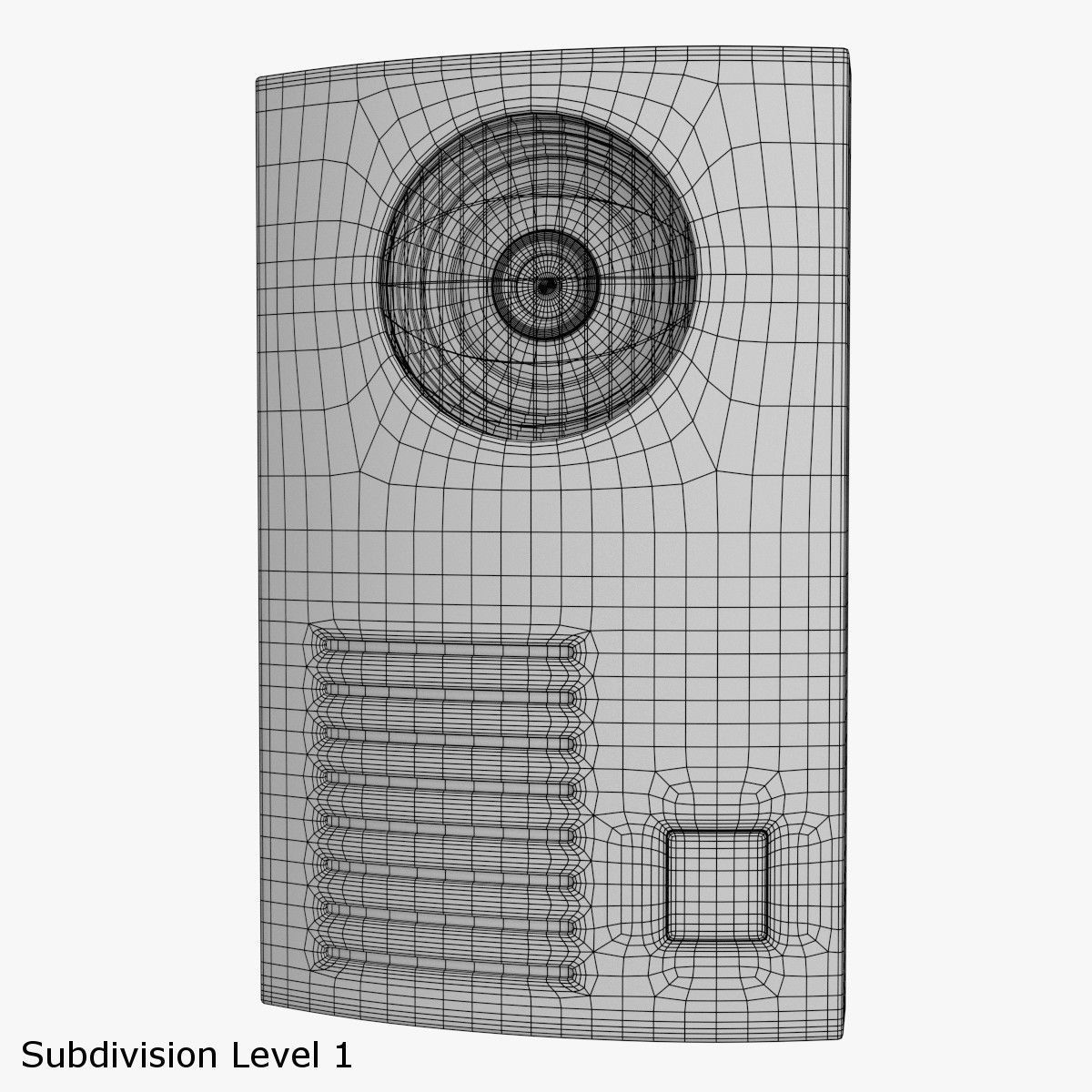 Video Door Bell 3D model_7