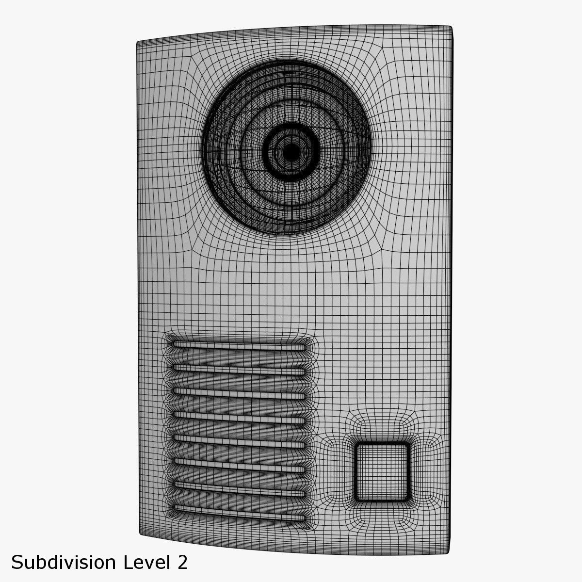 Video Door Bell 3D model_8