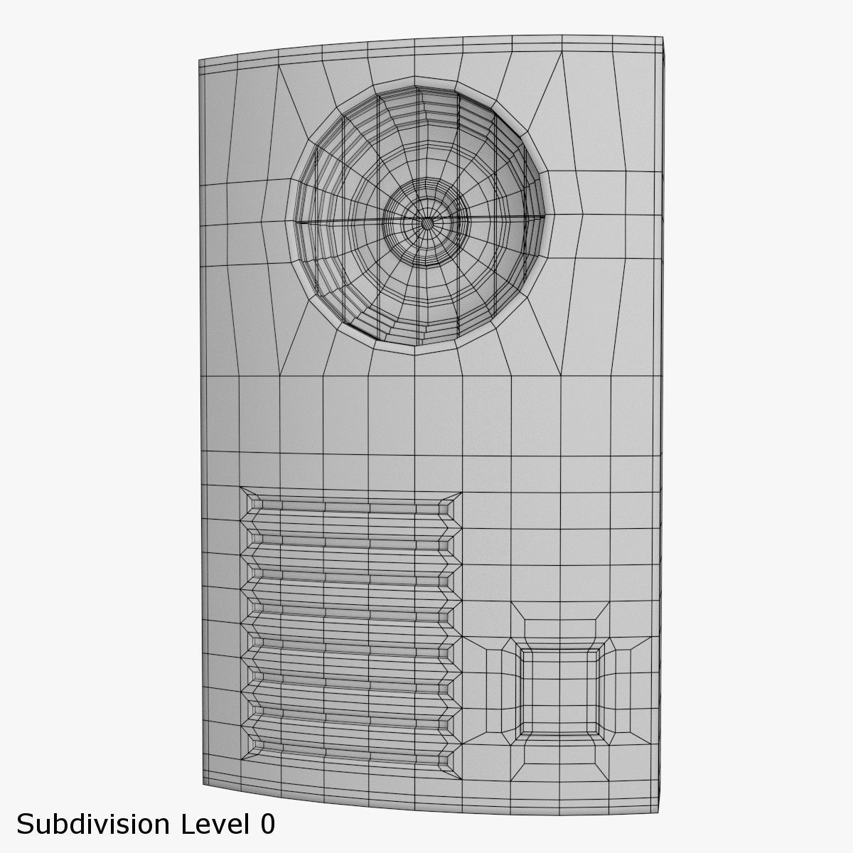 Video Door Bell 3D model_6