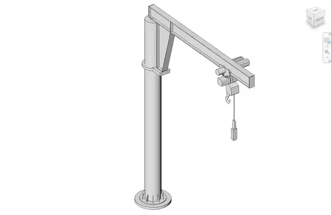 Jib Crane - Grua Pescante 3D model