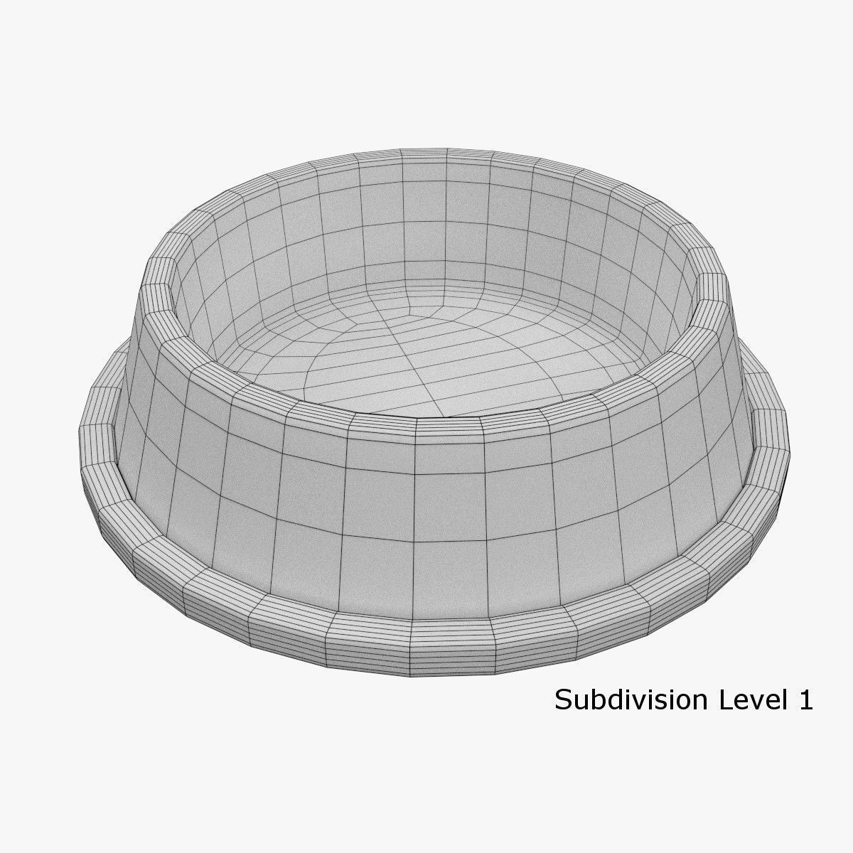 Pet Bowl 3D model_6