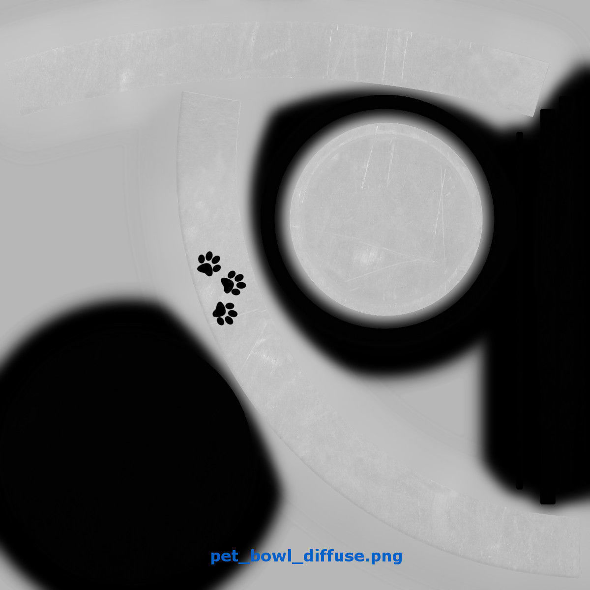 Pet Bowl 3D model_9
