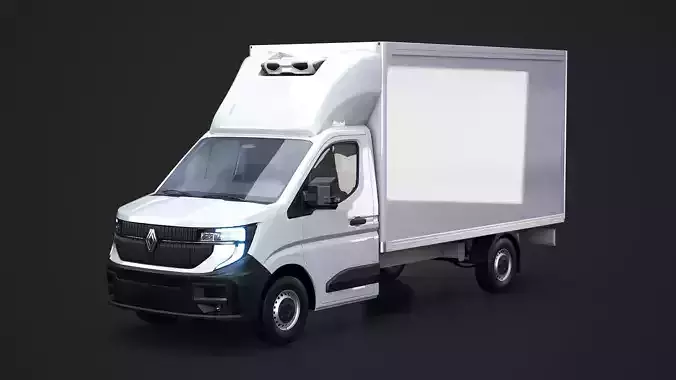 Renault Master 2025 Refrigerated Van - High-Detail 3D Model