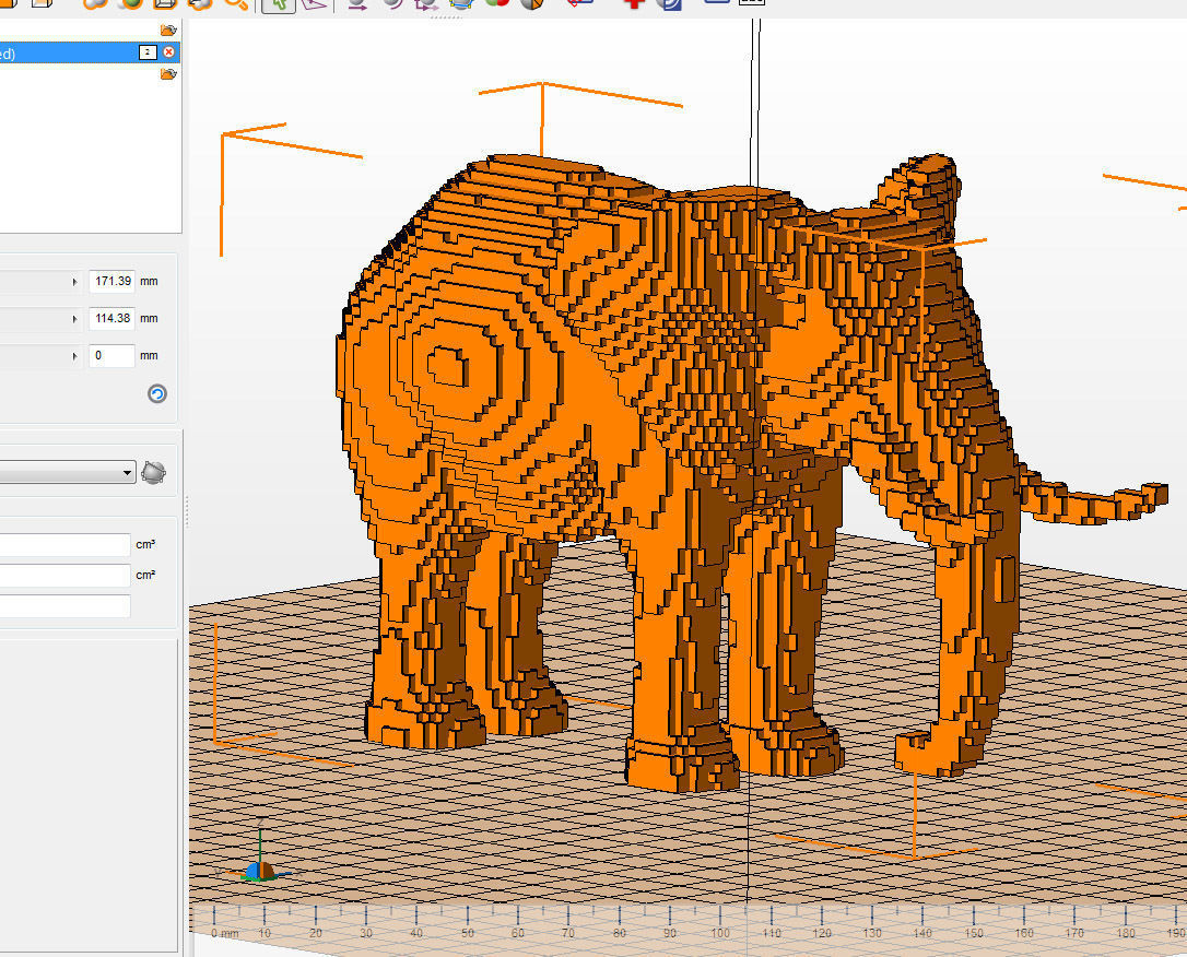 AS LowRez Series - Elephant 3D print model_7