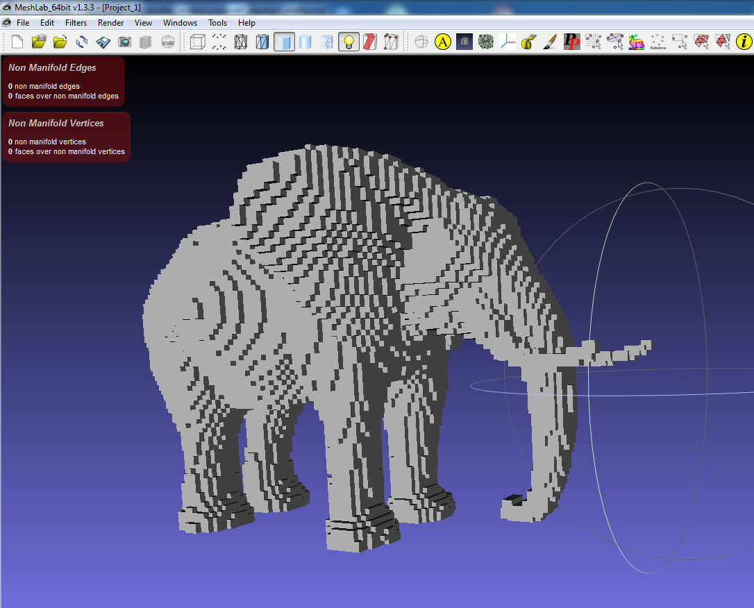 AS LowRez Series - Elephant 3D print model_6