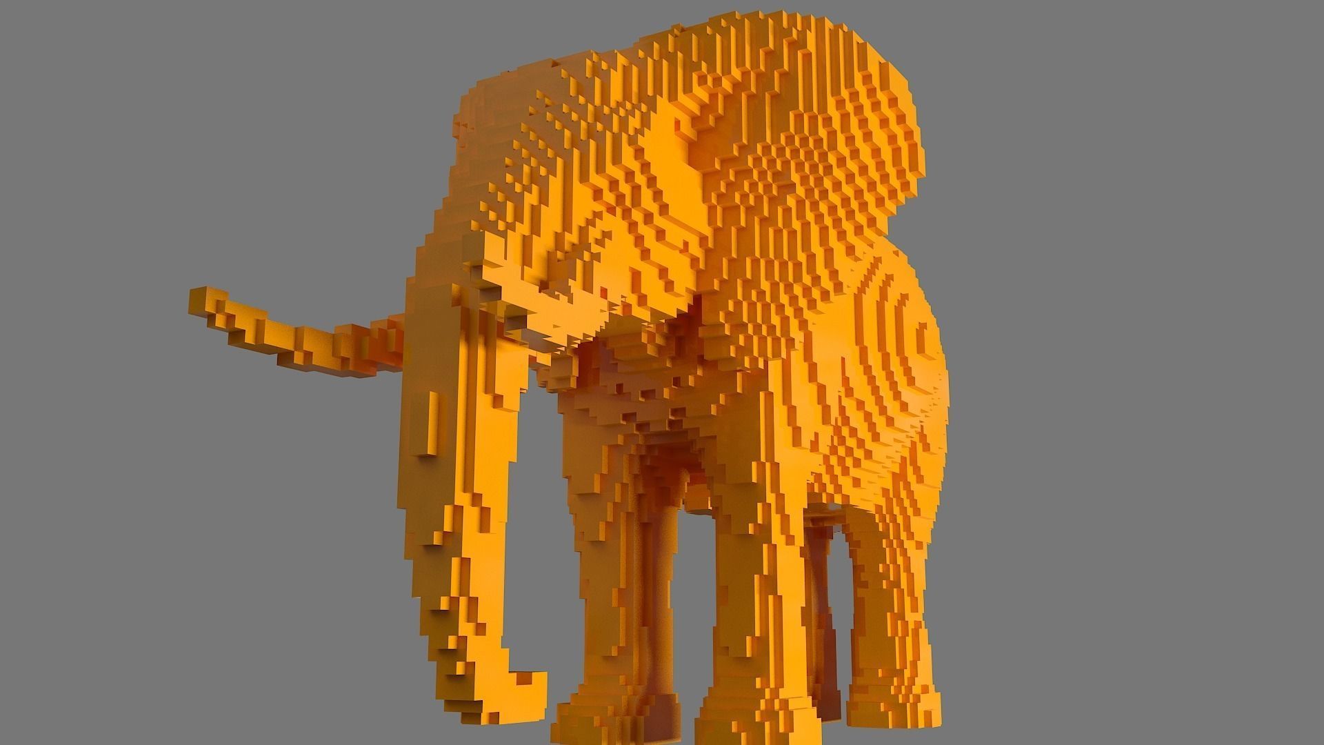 AS LowRez Series - Elephant 3D print model_0
