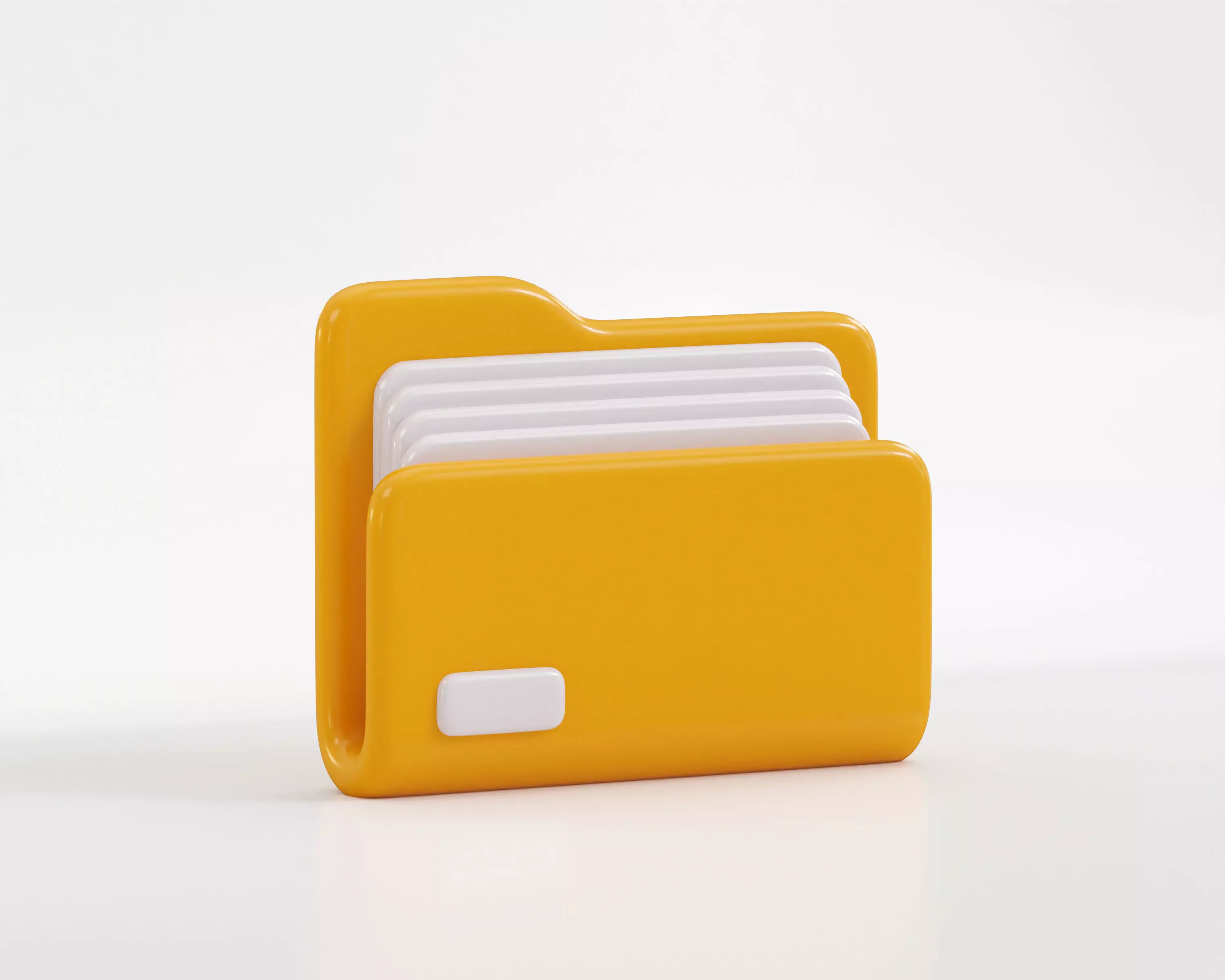 File Folder Low-poly 3D model