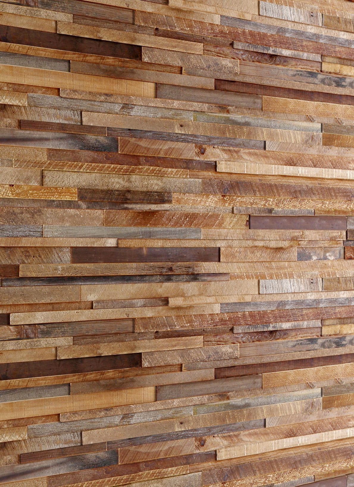 Mosaic wood panel planks 2 3D model_6