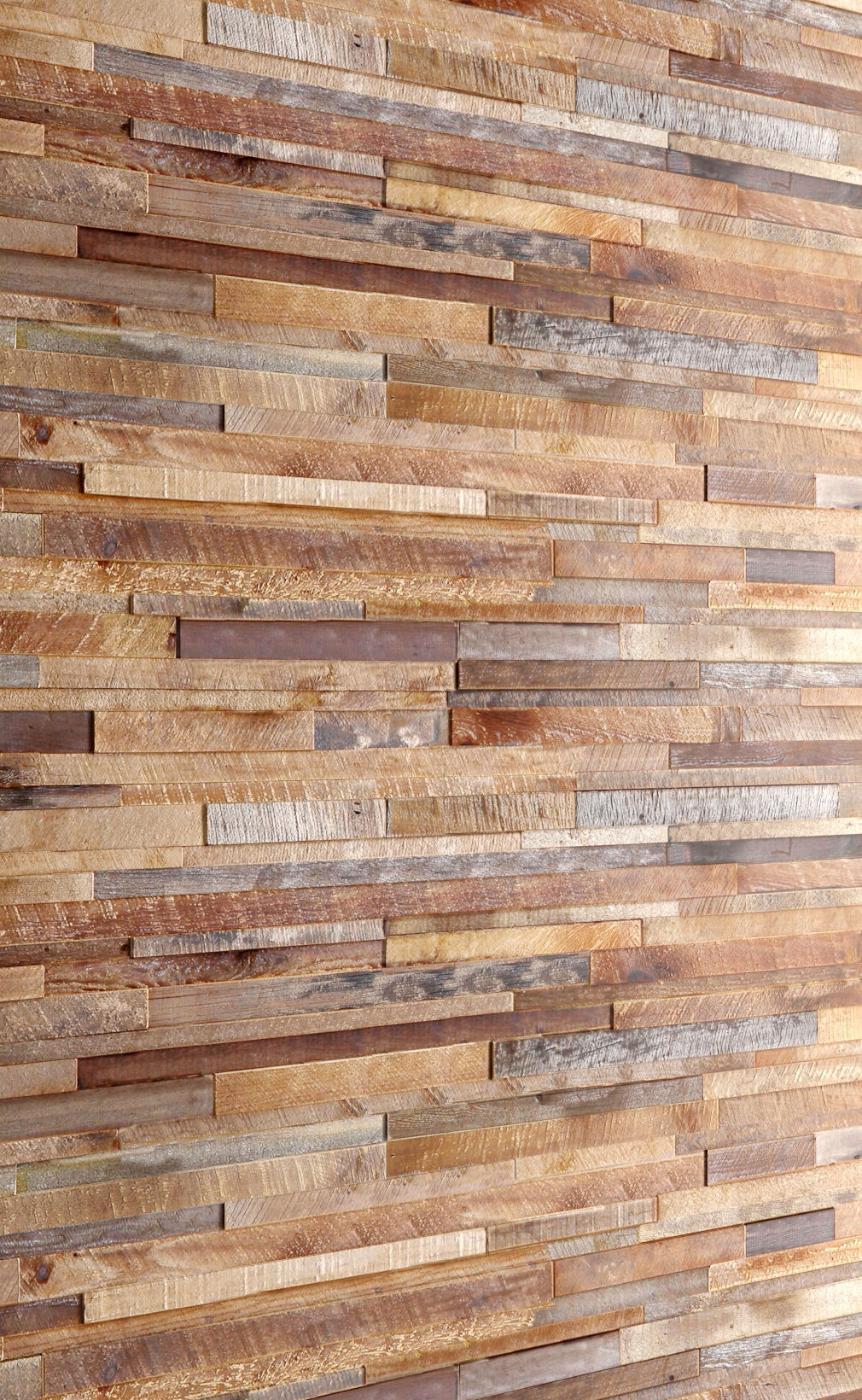 Mosaic wood panel planks 2 3D model_2