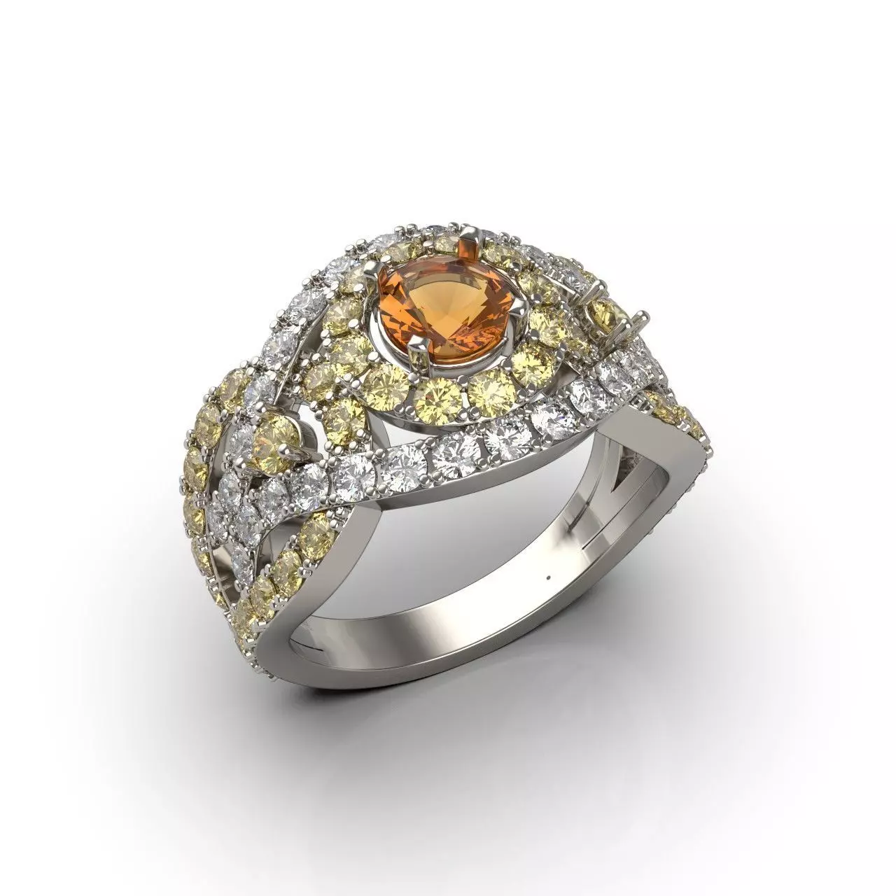 Diamond Ring 015 Free Free 3D print model