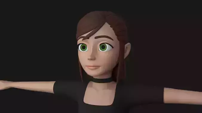 Stylized Girl Character