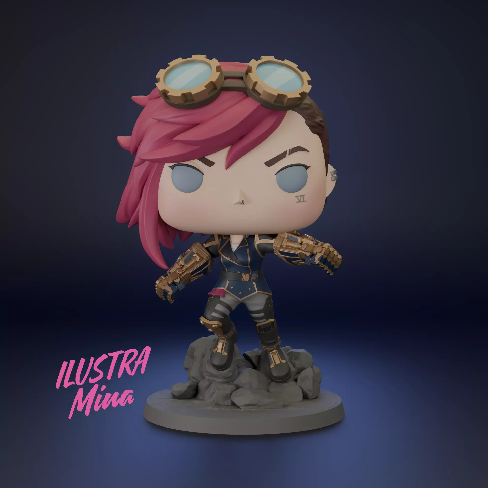 ARCANE FUNKO ENFORCER VI 3D print model