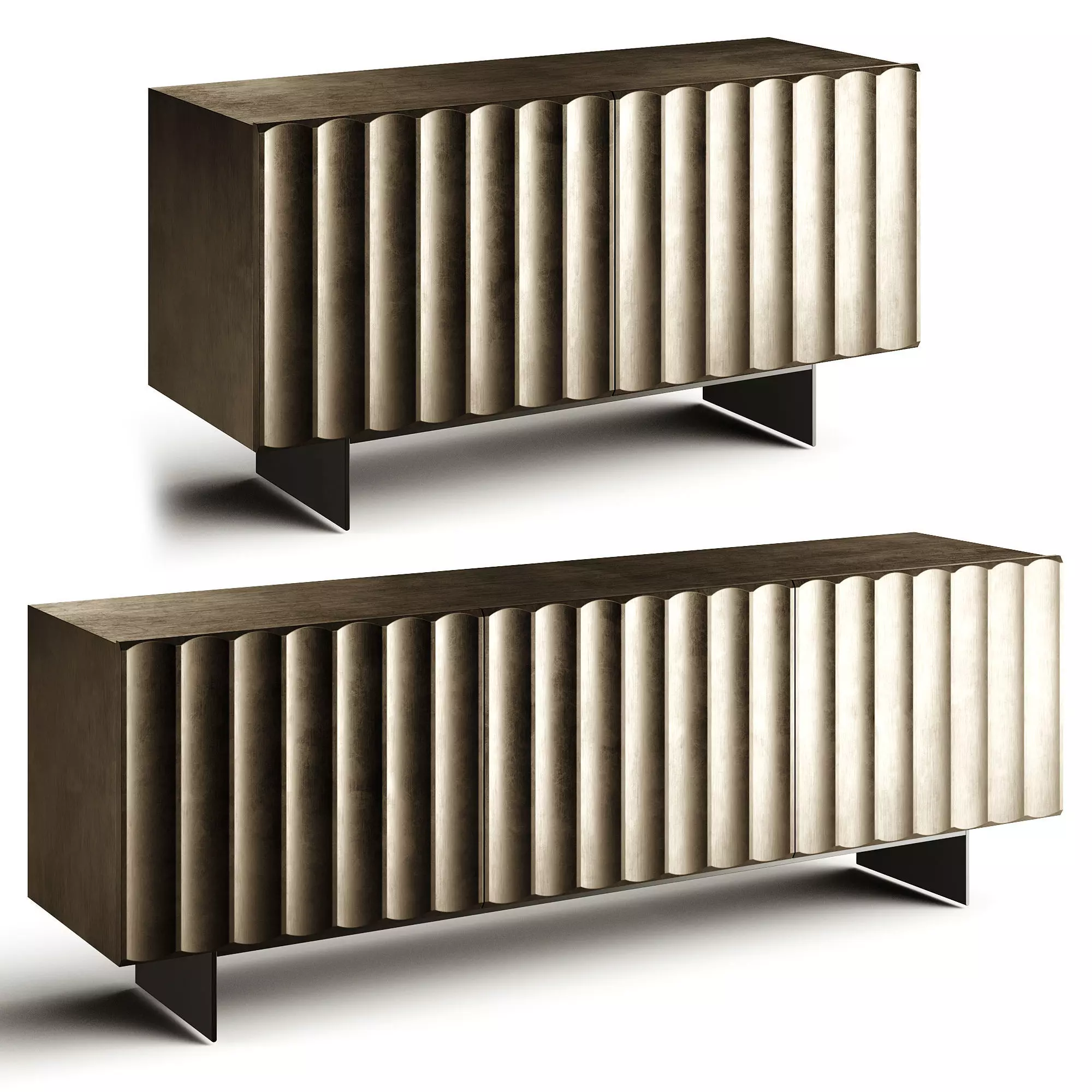 Bonaldo DORIAN PREMIUM Metal Sideboard Free 3D model