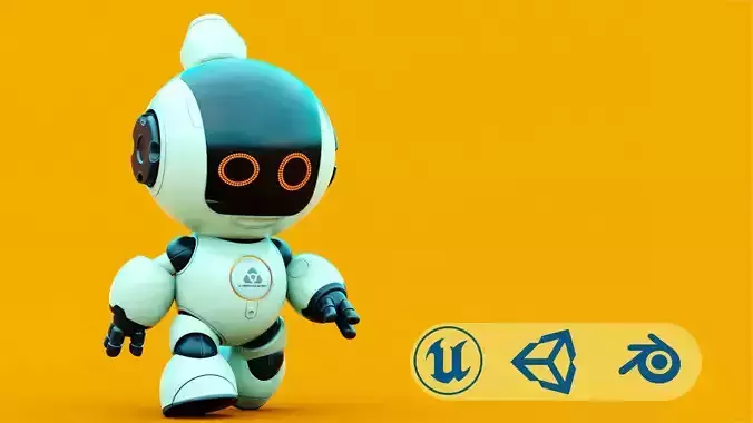 ROBO G-3  Rigged for Unreal Engine - Unity - MIXAMO