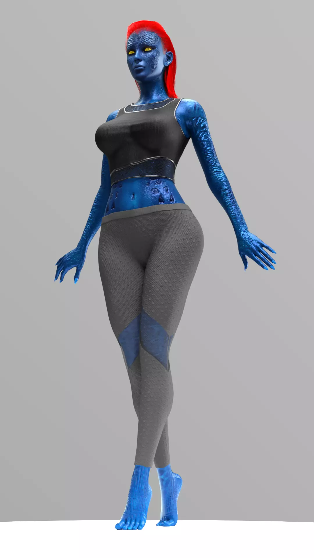 Mystique Mutant Training 3D print model