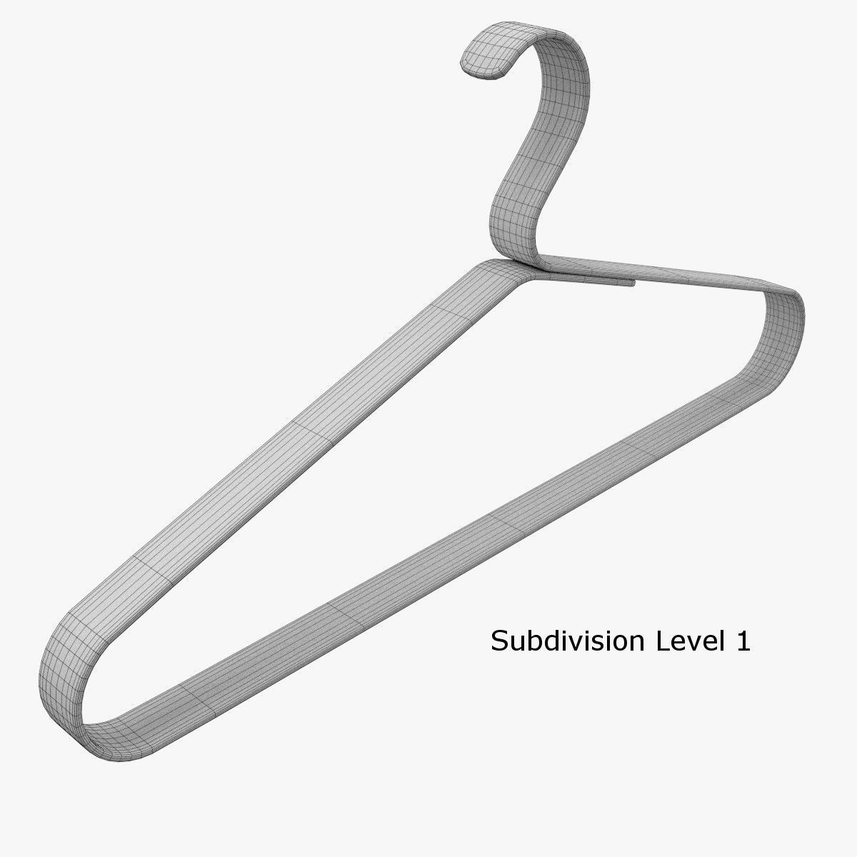Clothes Hanger 2 3D model_6