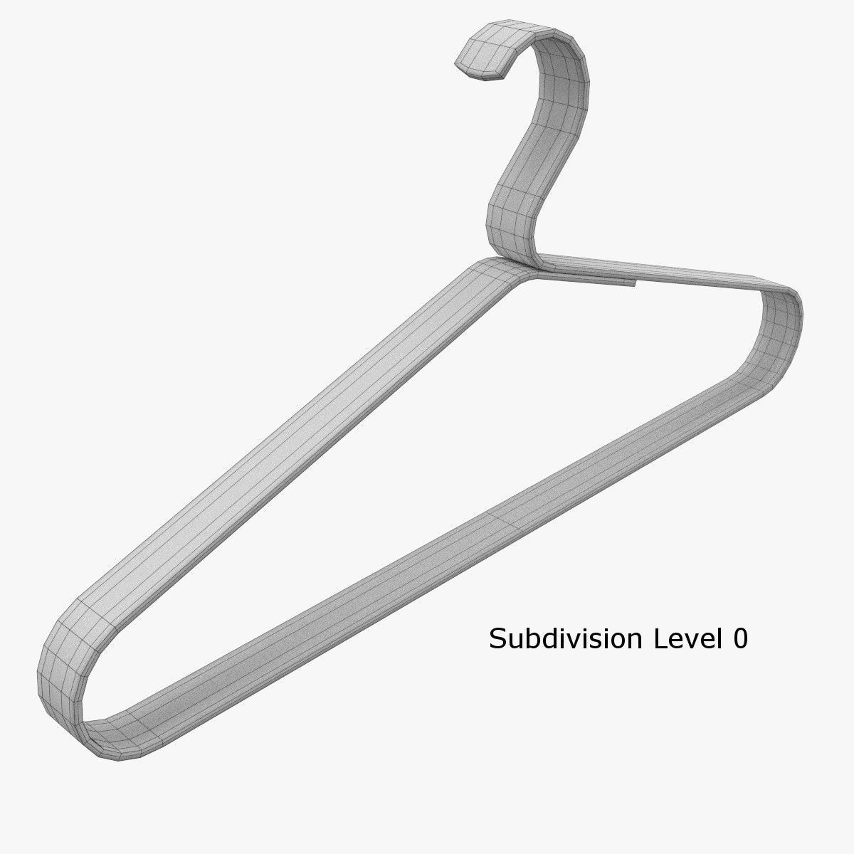 Clothes Hanger 2 3D model_5