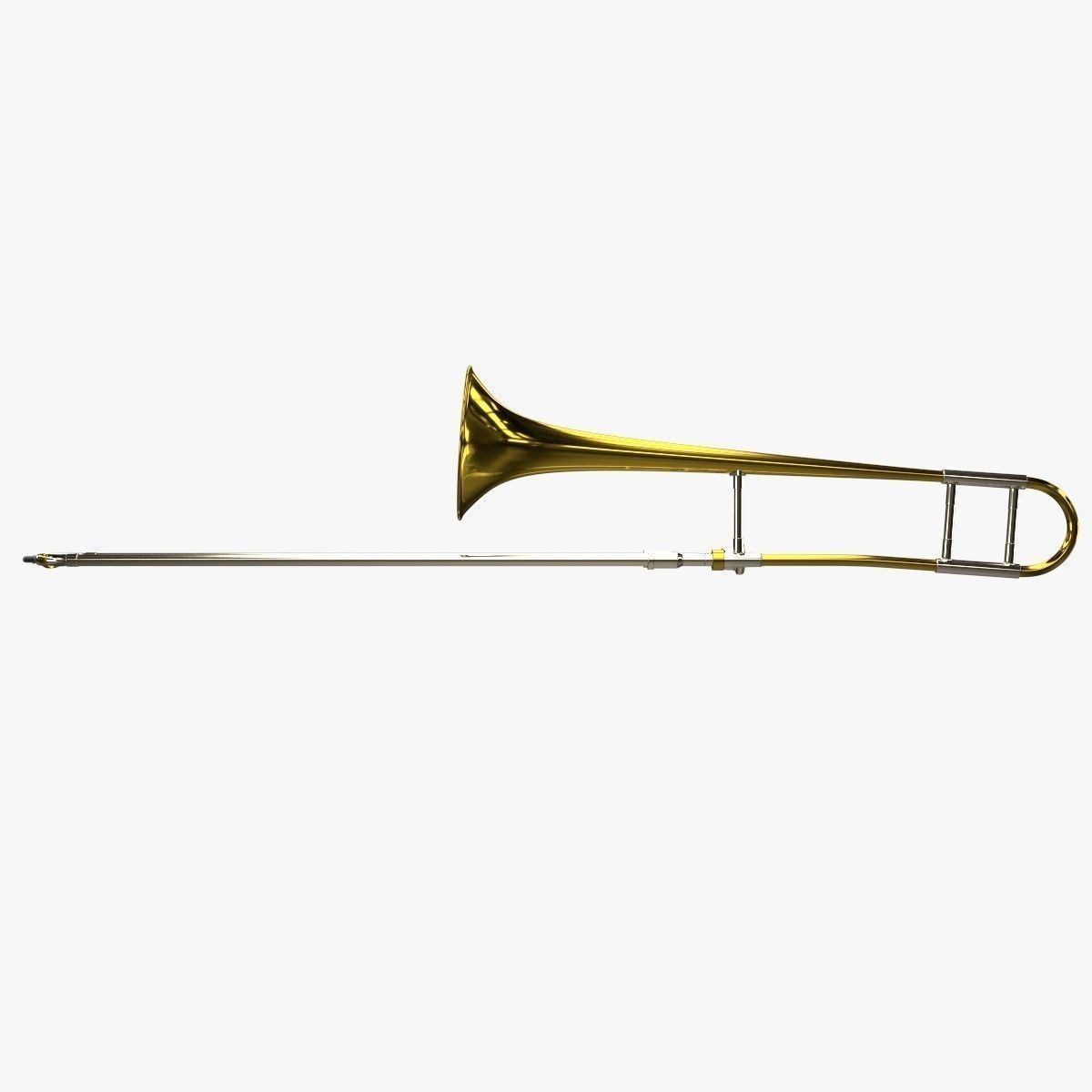 Trombone 3D model_3