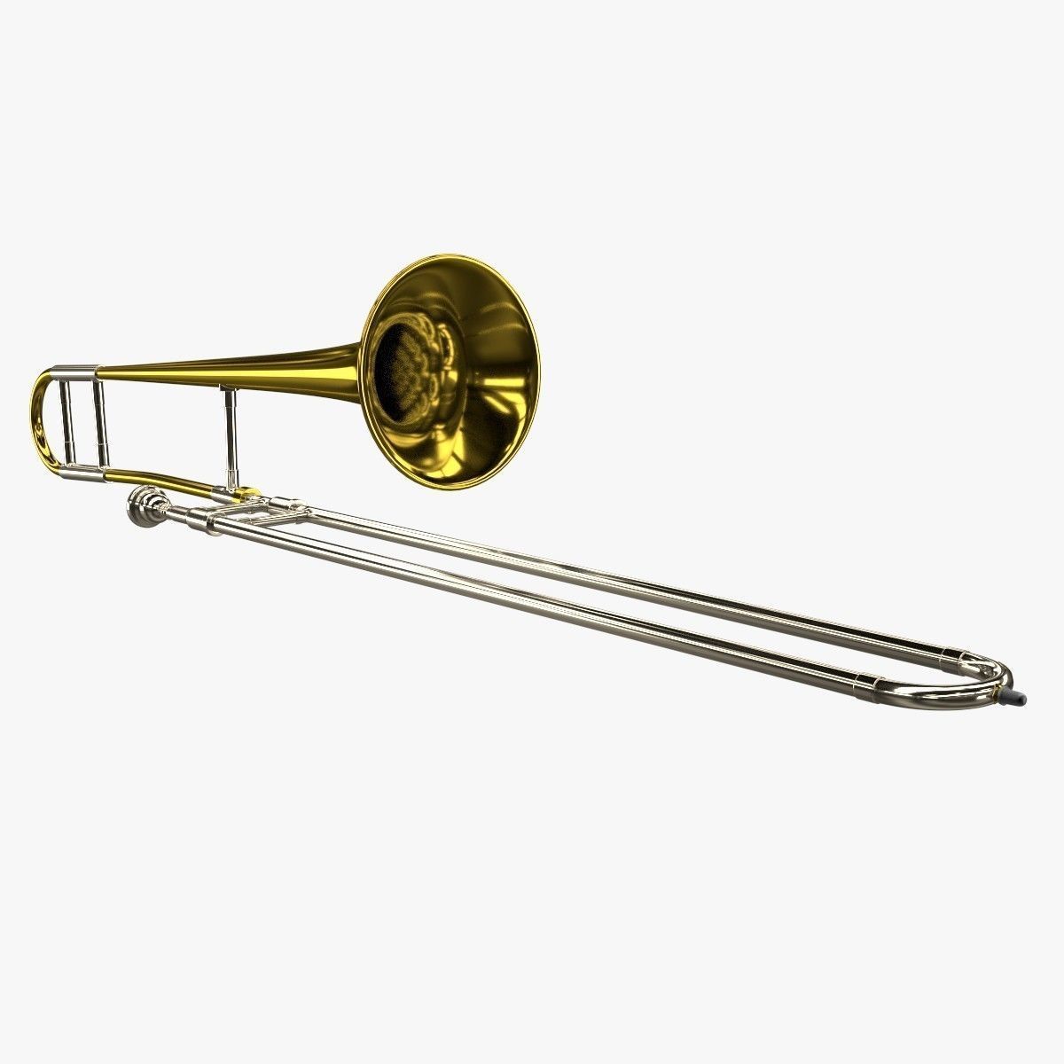 Trombone 3D model_1