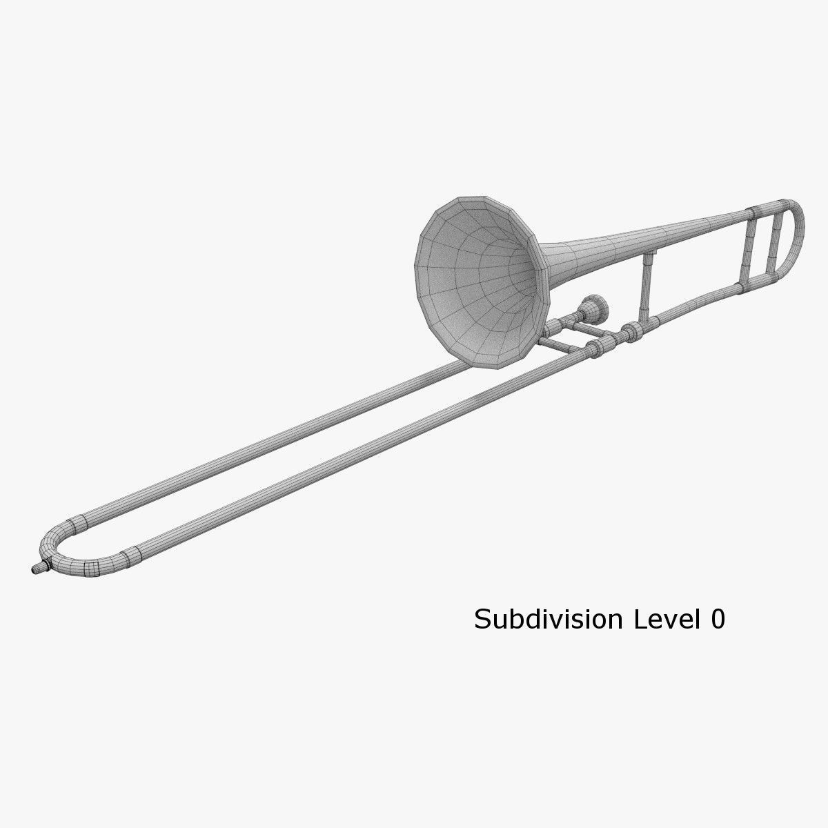 Trombone 3D model_9