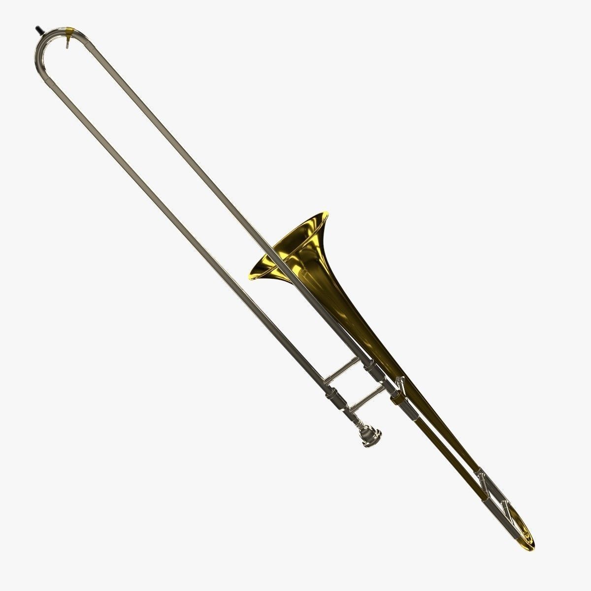 Trombone 3D model_4