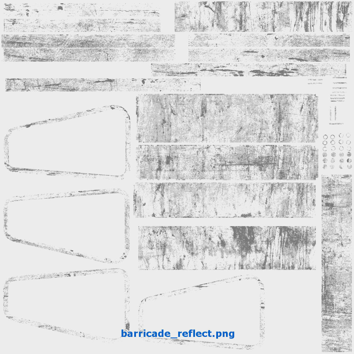 Traffic Barricade 3D model_13