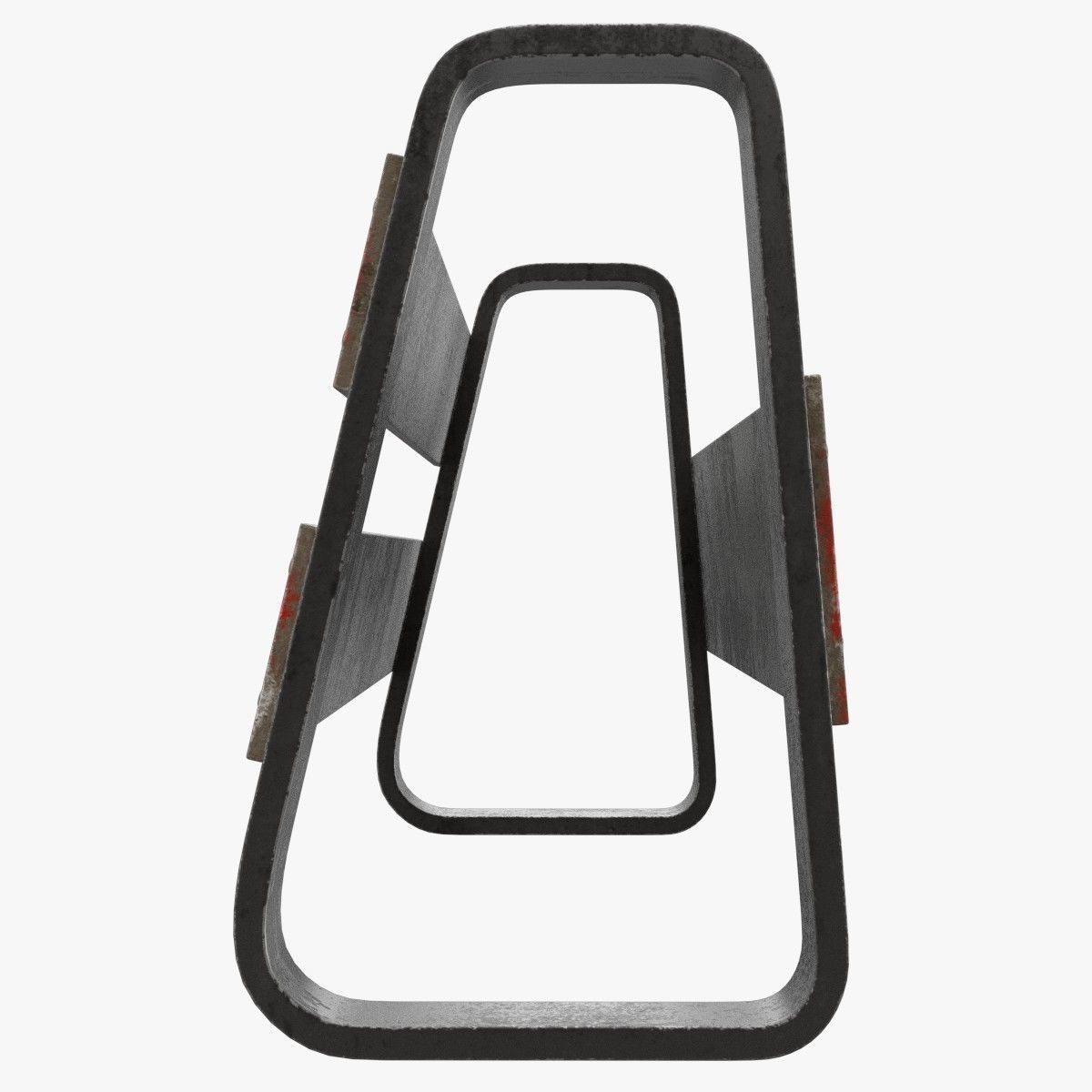 Traffic Barricade 3D model_3