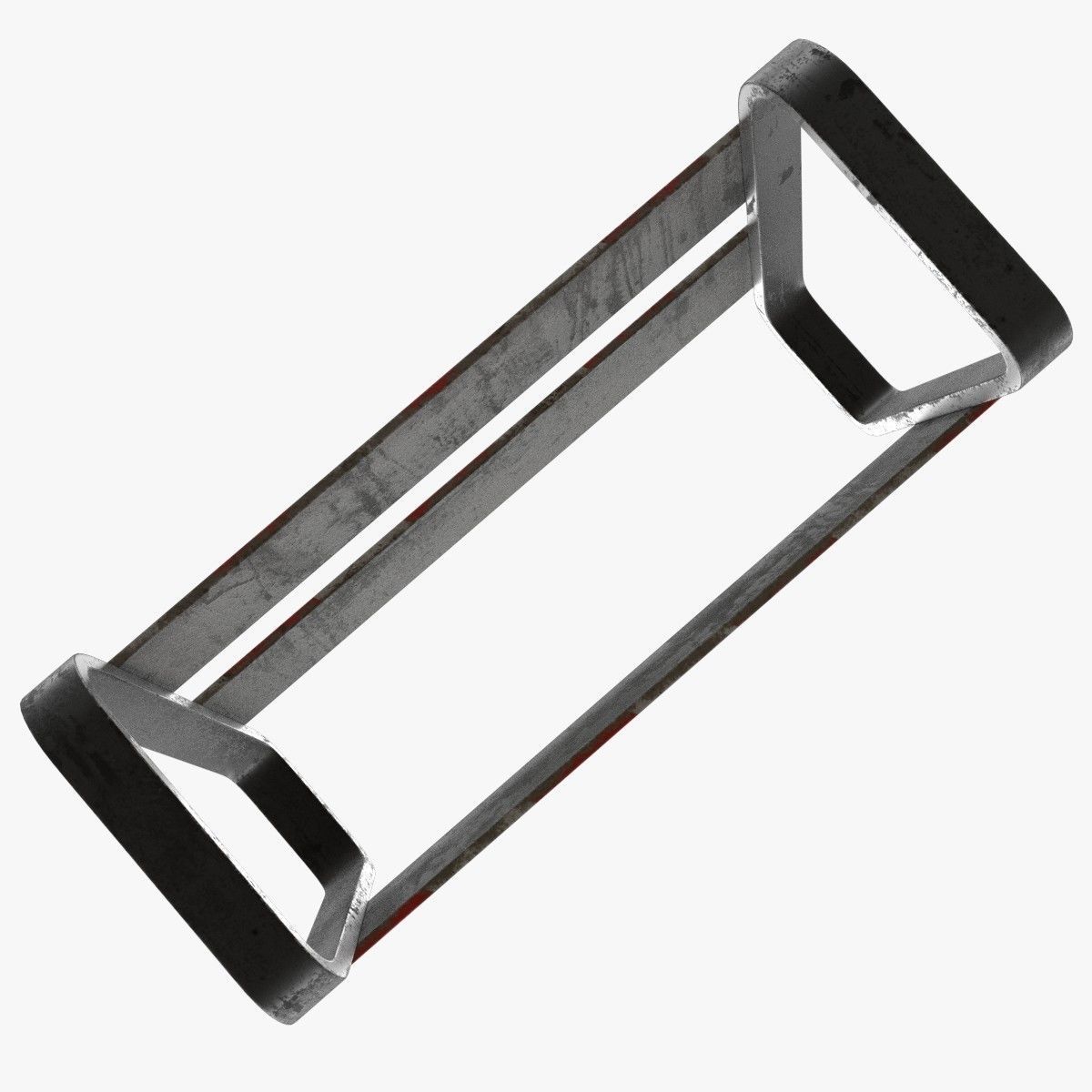 Traffic Barricade 3D model_4