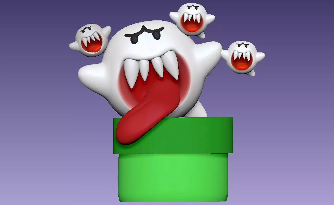boo de mario 3D print model