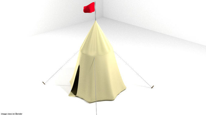 Tent - Umbrella 3D model