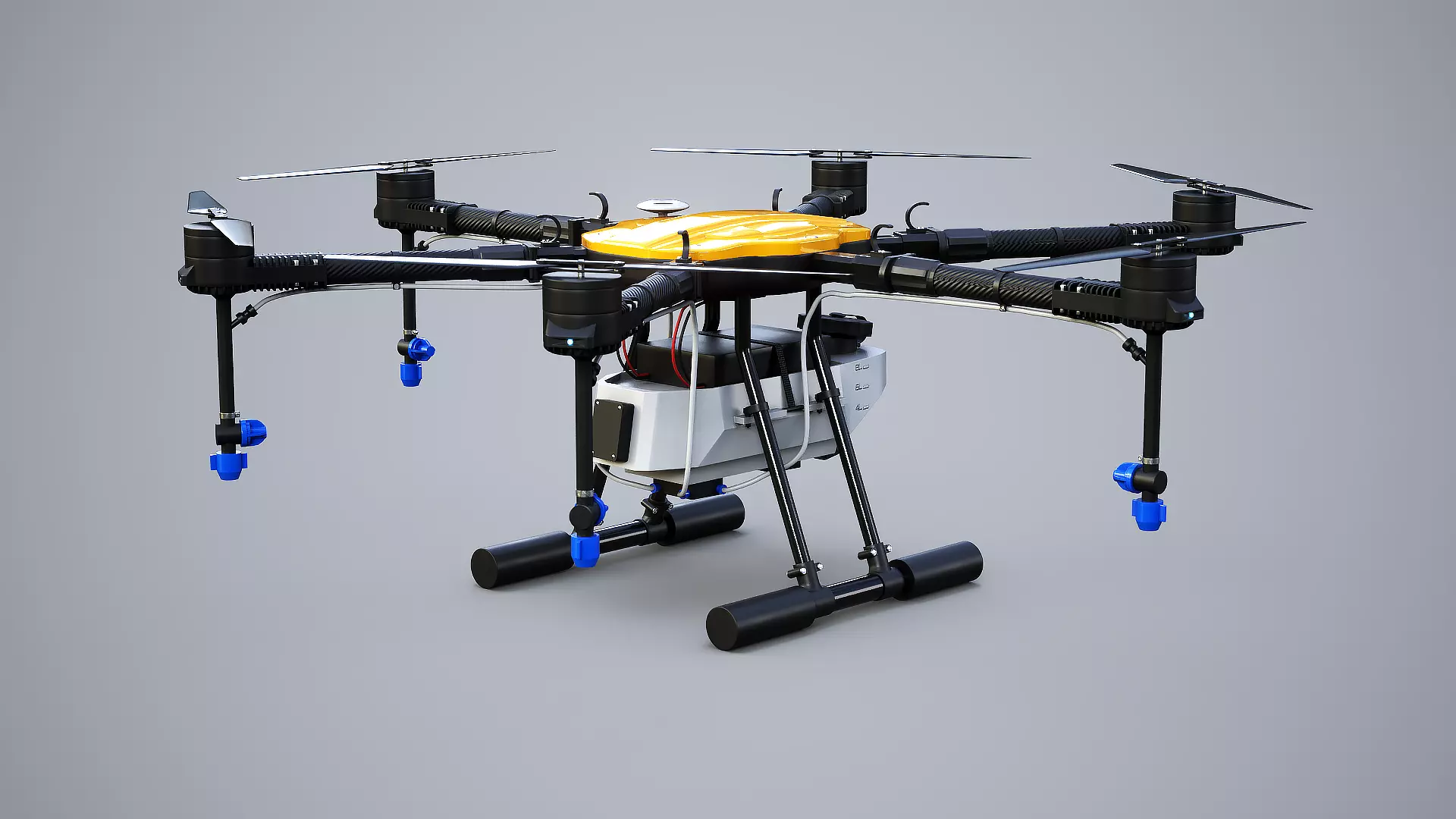 Agricultural Drone - Farming UAV Sprayer Low-poly 3D model