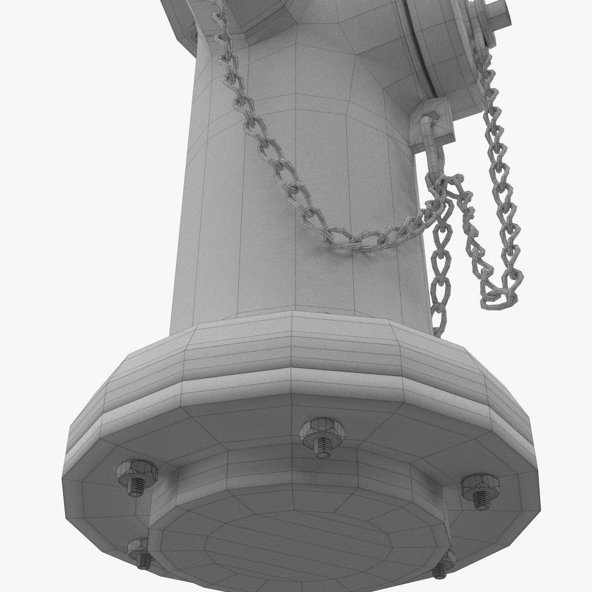 Hydrant fire 3D model_12