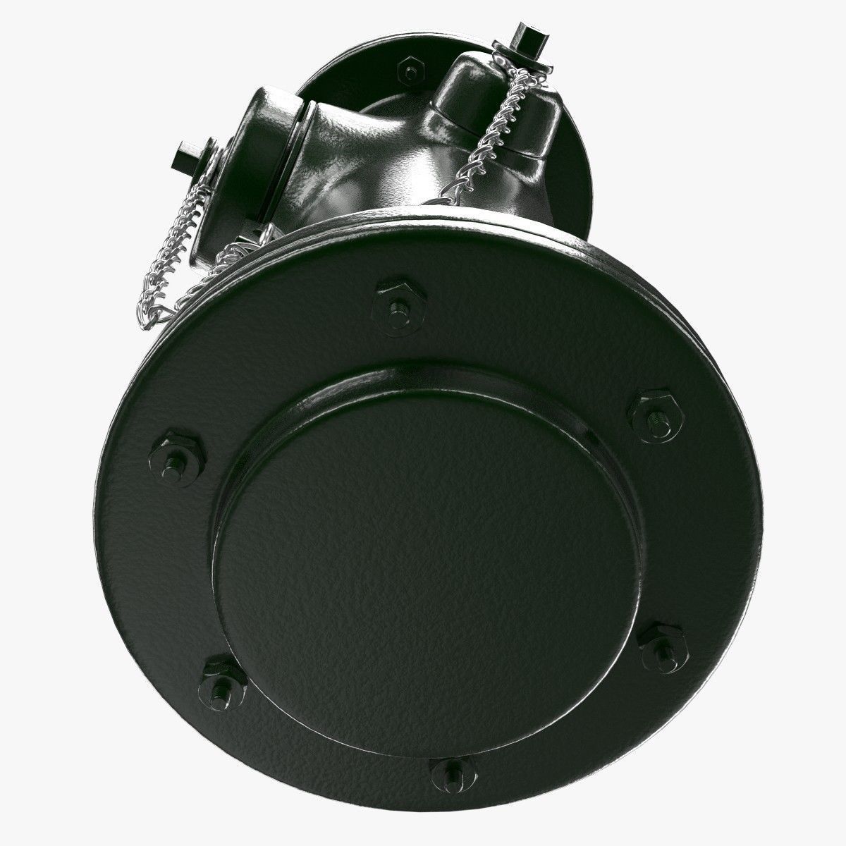 Hydrant fire 3D model_4