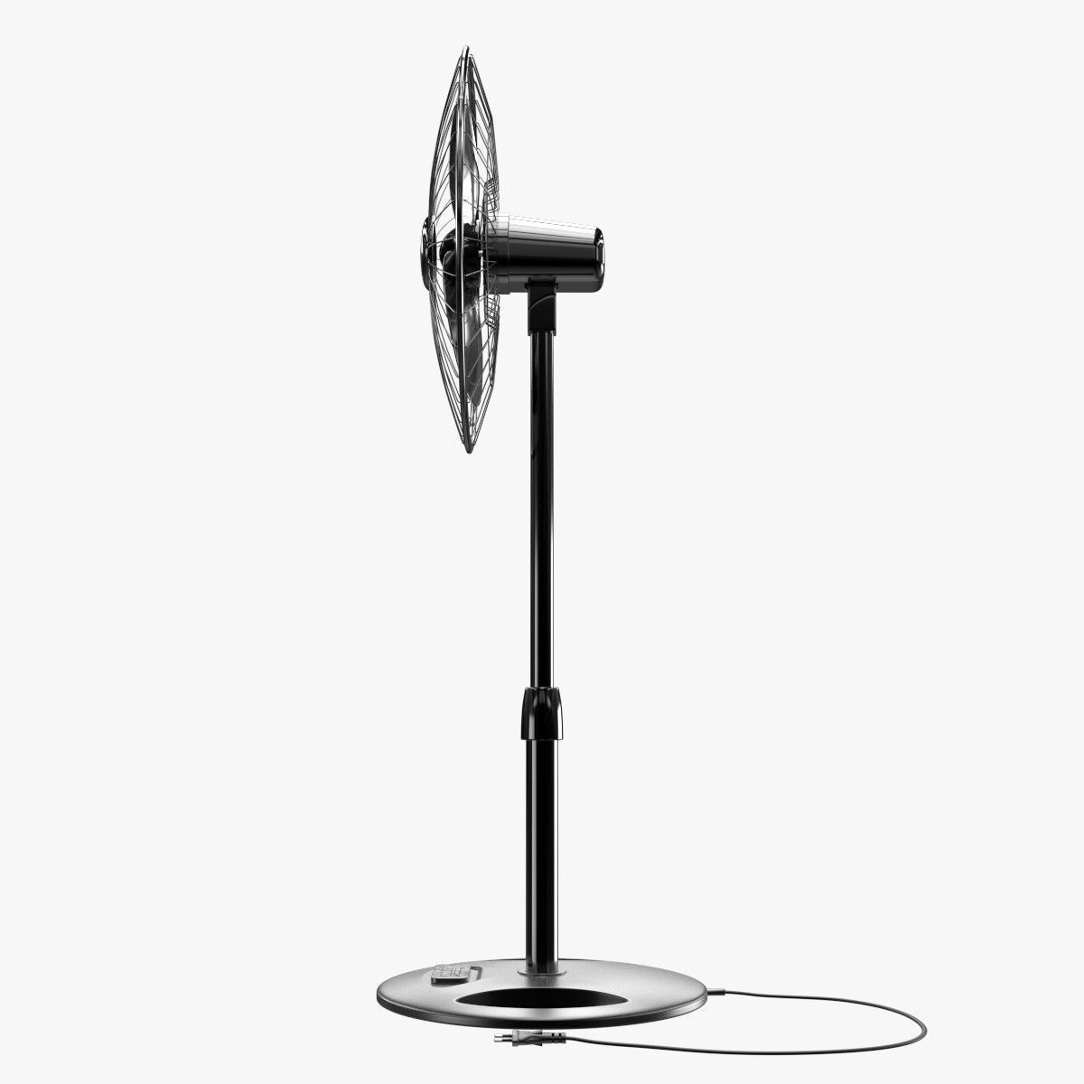 Standing Fan 3D model_3