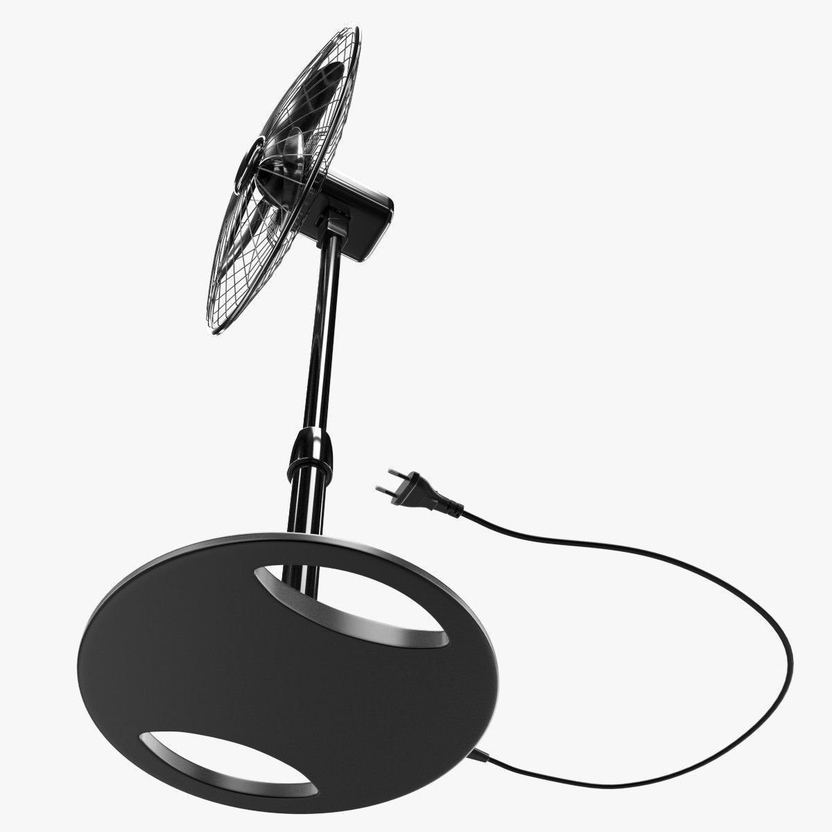 Standing Fan 3D model_4
