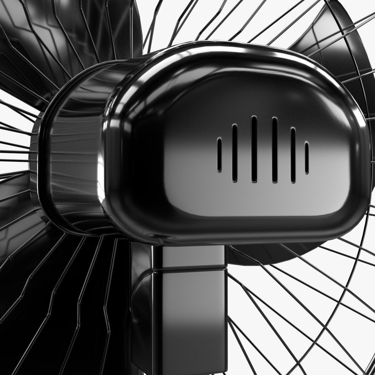 Standing Fan 3D model_8