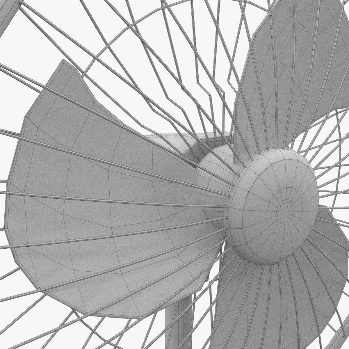 Standing Fan 3D model_15