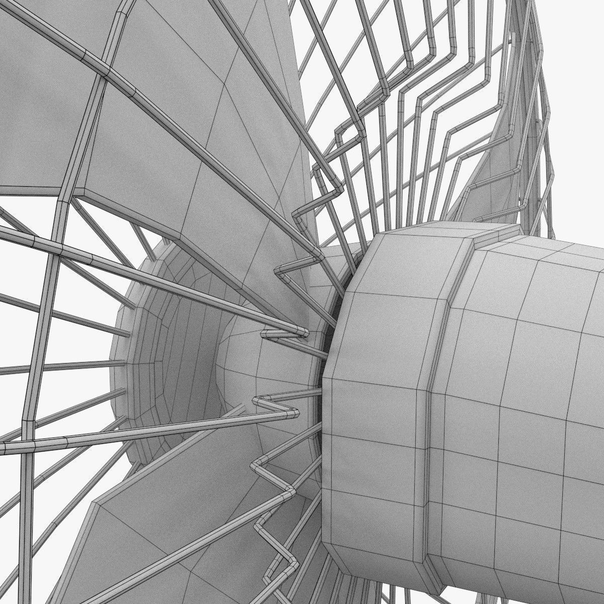 Standing Fan 3D model_14