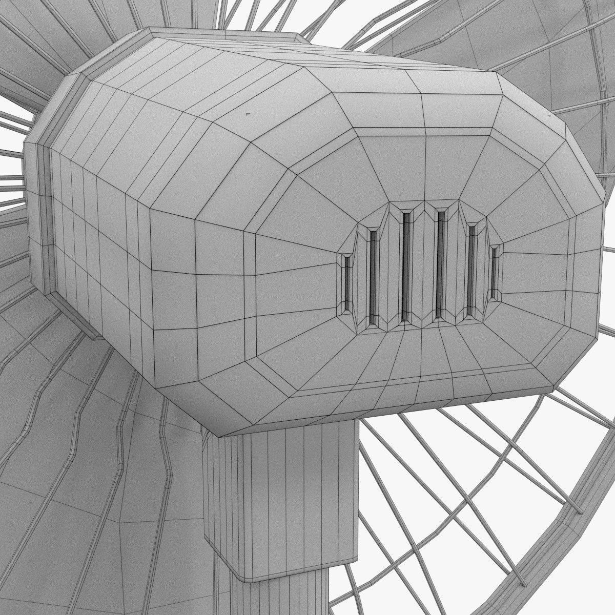 Standing Fan 3D model_16