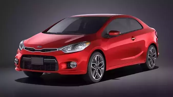 Kia Forte Koup 2016 VRAY 3D model