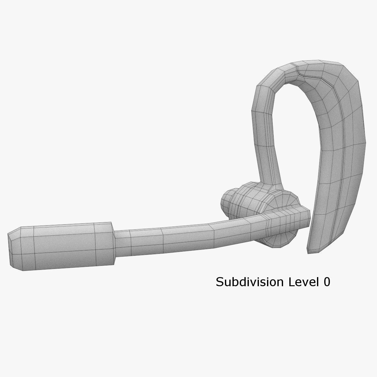 Bluetooth Headset 3D model_6