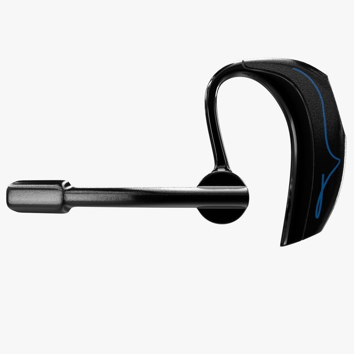 Bluetooth Headset 3D model_4